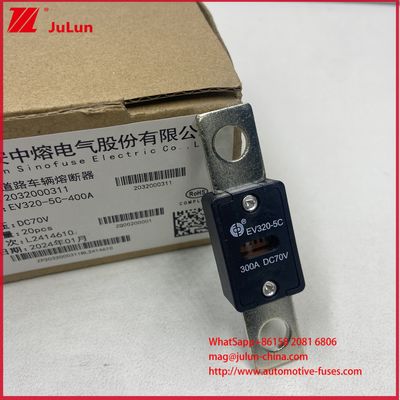 EV320-5C 5X 300A 125A DC70V Fuseaux de véhicules électriques pour les applications et les solutions d'énergie électrique en Europe Territoire de vente