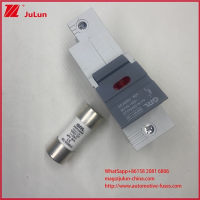 Porte-fusible PV 63A 1000VDC 22*58mm 6 KV Solaire pour installation sur rail DIN Conforme à la norme CEI