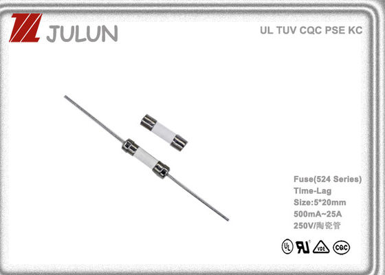 Fusible miniature en céramique de délai du tube 250VAC pour l'industrie d'éclairage