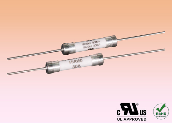 Fusibles temporaires rapides des véhicules à moteur de 500VAC/dc 6x32mm