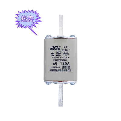 Kuberi fondant la basse fracture en céramique rapide NT1 du noyau 500V de fil d'assurance de fusible de tension
